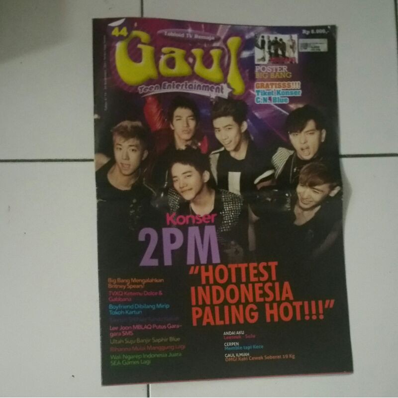 1000 Per Pcs Majalah Gaul Dengan Poster Majalah Top Idol Suju After School Shopee Indonesia