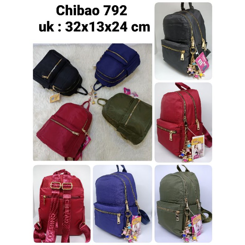 Tas Ransel Ori Chibao 792 + gantungan lumba2