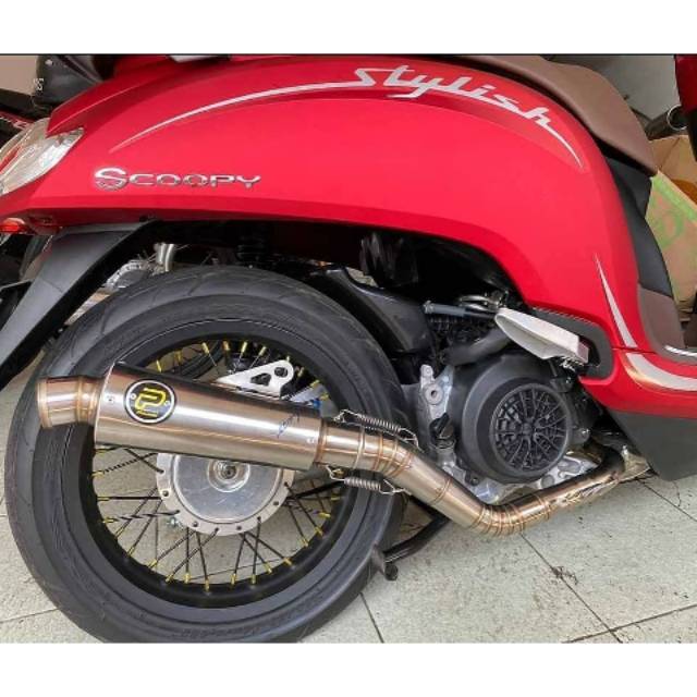 Knalpot Scoopy Beat 110cc 130cc Full Stainless Pekajaman Muffler