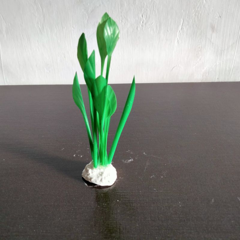 tanaman plastik hiasan akuarium