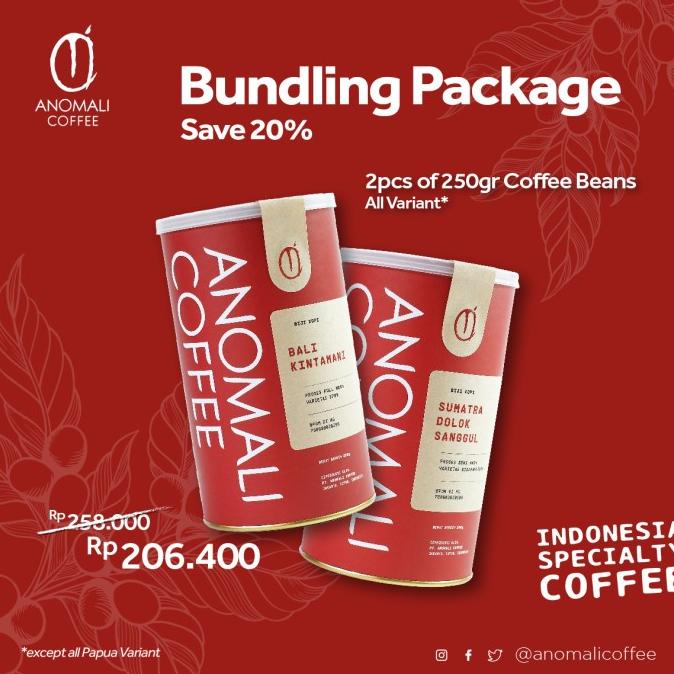 

[COD] Anomali Coffee PAKET Biji Kopi Asli Indonesia [COD]