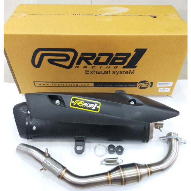 Knalpot Rob1 Original Aerox Old type Trioval Original Racing yogyakarta