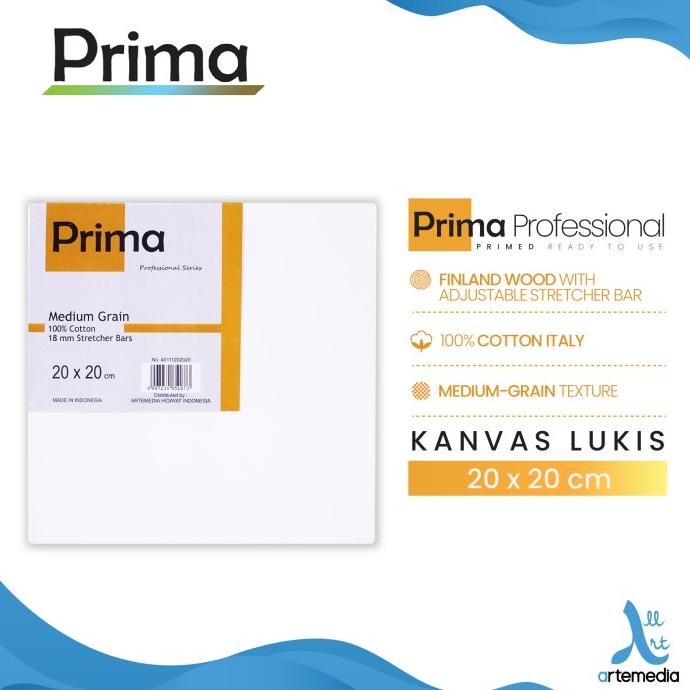 

Kanvas Lukis Prima Professional 20x20cm Cotton Canvas