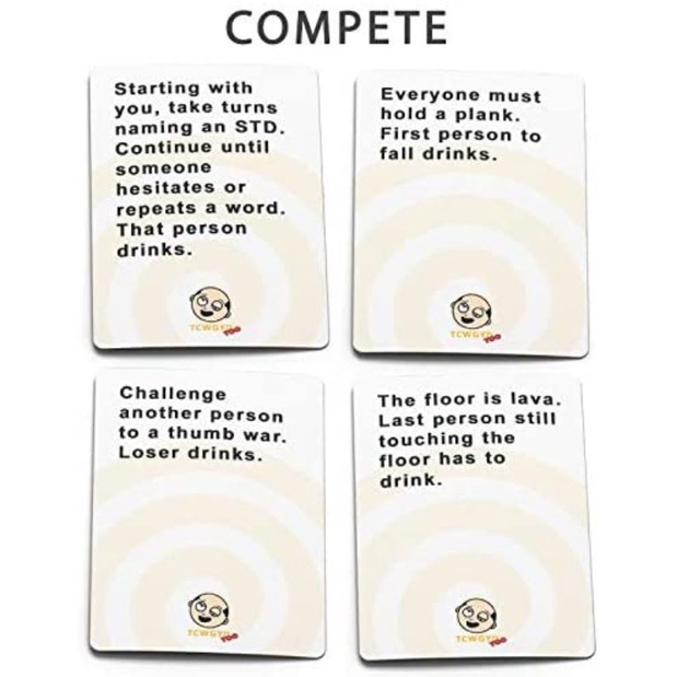 These Cards Will Get You Drunk Too - Yellow - Game Cards