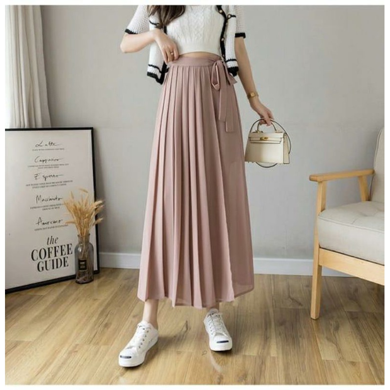 Naddean - Celana-Rok Kulot Wanita Import/ Korean Long Pants