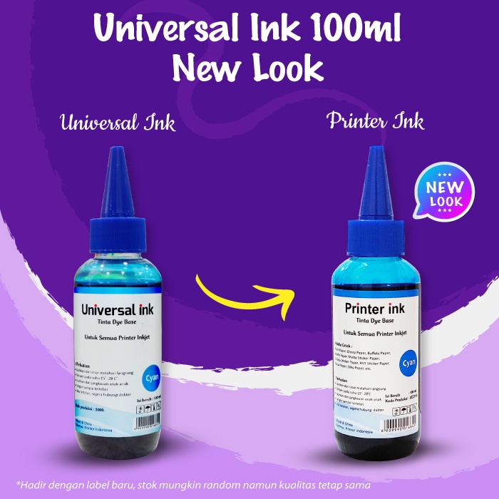 Tinta Universal For Printer Refill isi Ulang Print cartridge 680 682 678 803 802 803 60 703 704 PG810 CL811 PG745 CL746 Pg740 Cl741 PG88 CL98 003 664 bt5000 bt6000 003 664 Original ASLI Printer INK