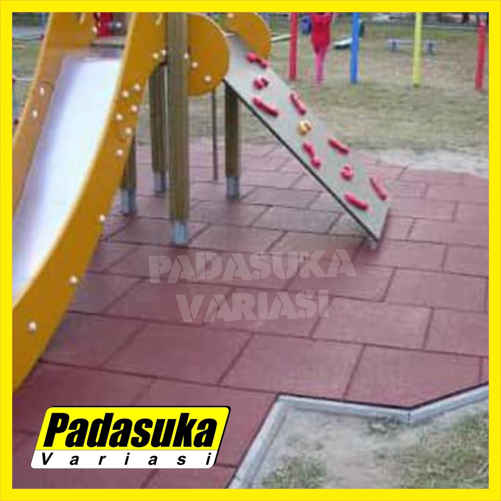 Karpet Taman Karet Karpet Outdoor Keset Karpet Playground Anak 50x50