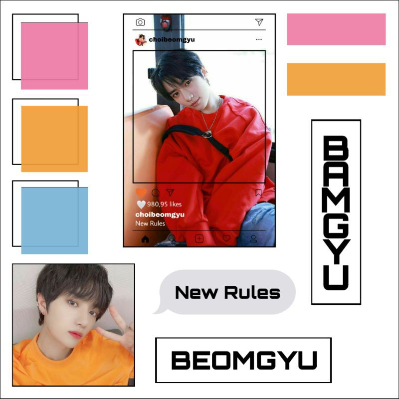 STIKER TXT SOOBIN BEOMGYU YEONJUN HUENING KAI