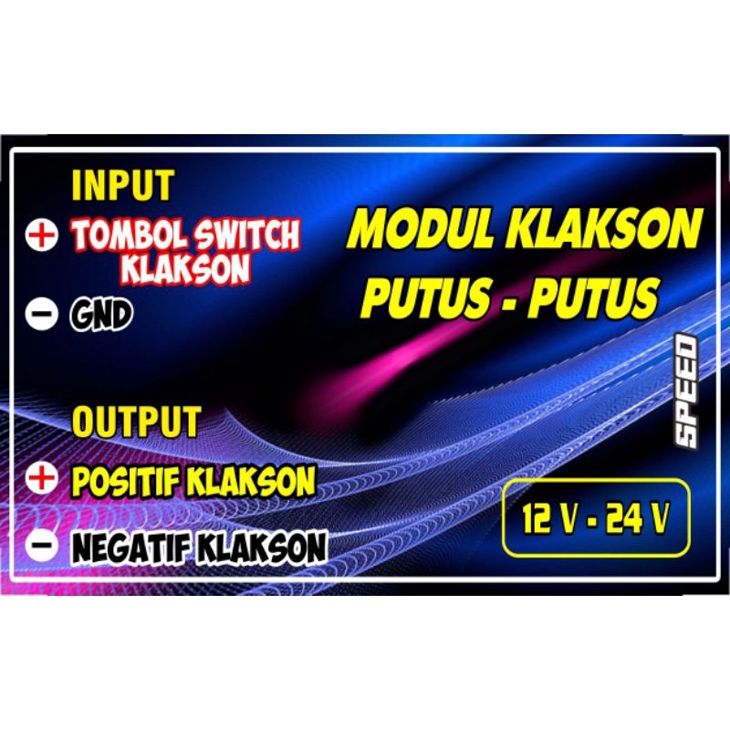 MODUL KLAKSON PUTUS² 12V-24V