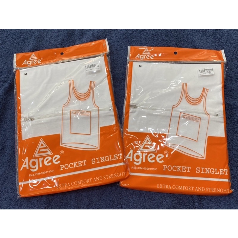 SG SA600 Kaos Singlet Resleting Depan Untuk Umroh Haji Menyimpan Uang kaos kutang resleting ukuran M, L, XL, 3L