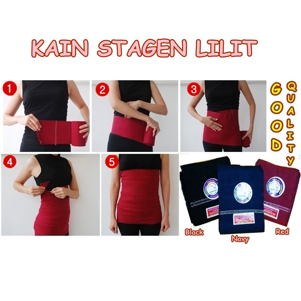 KAIN BENGKUNG STAGEN PENGKOL LILIT PELANGSING PERUT