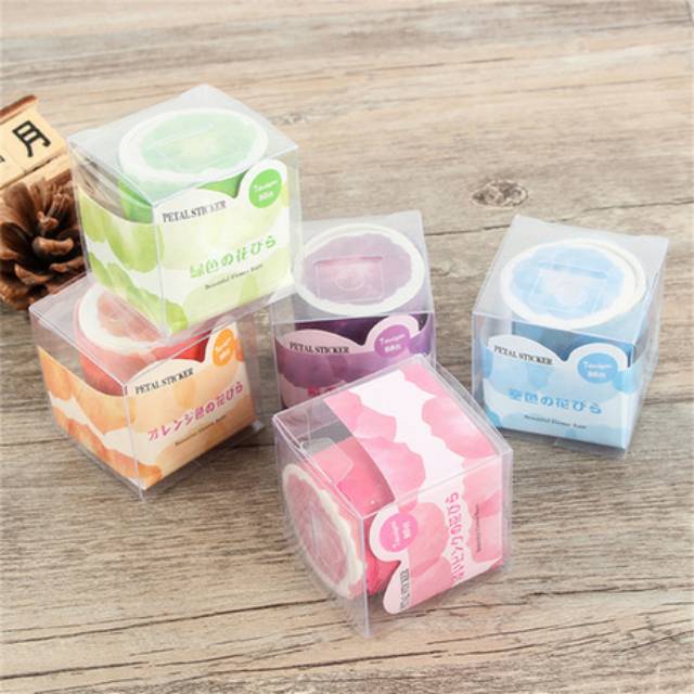 

[LBS] Petal Washi Masking Tape Lucu untuk Diary Bullet Journal Scrapbook