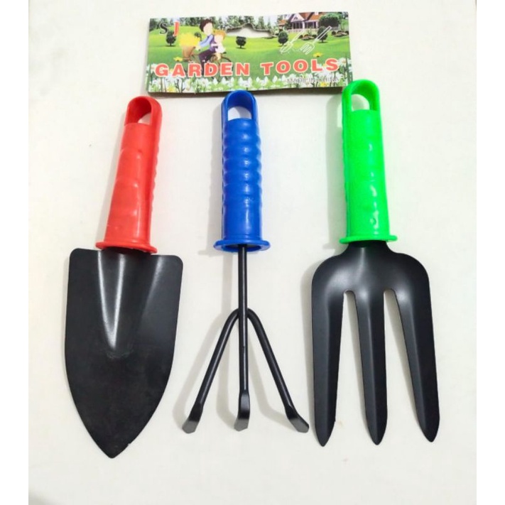 Alat Berkebun Set 3 Pcs-Garden Tools-Alat Taman-Alat Kebun-Sekop Taman