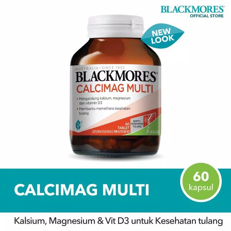 BLACKMORES Calcimag Multi 30 60 tablet Free Multivitamins 60