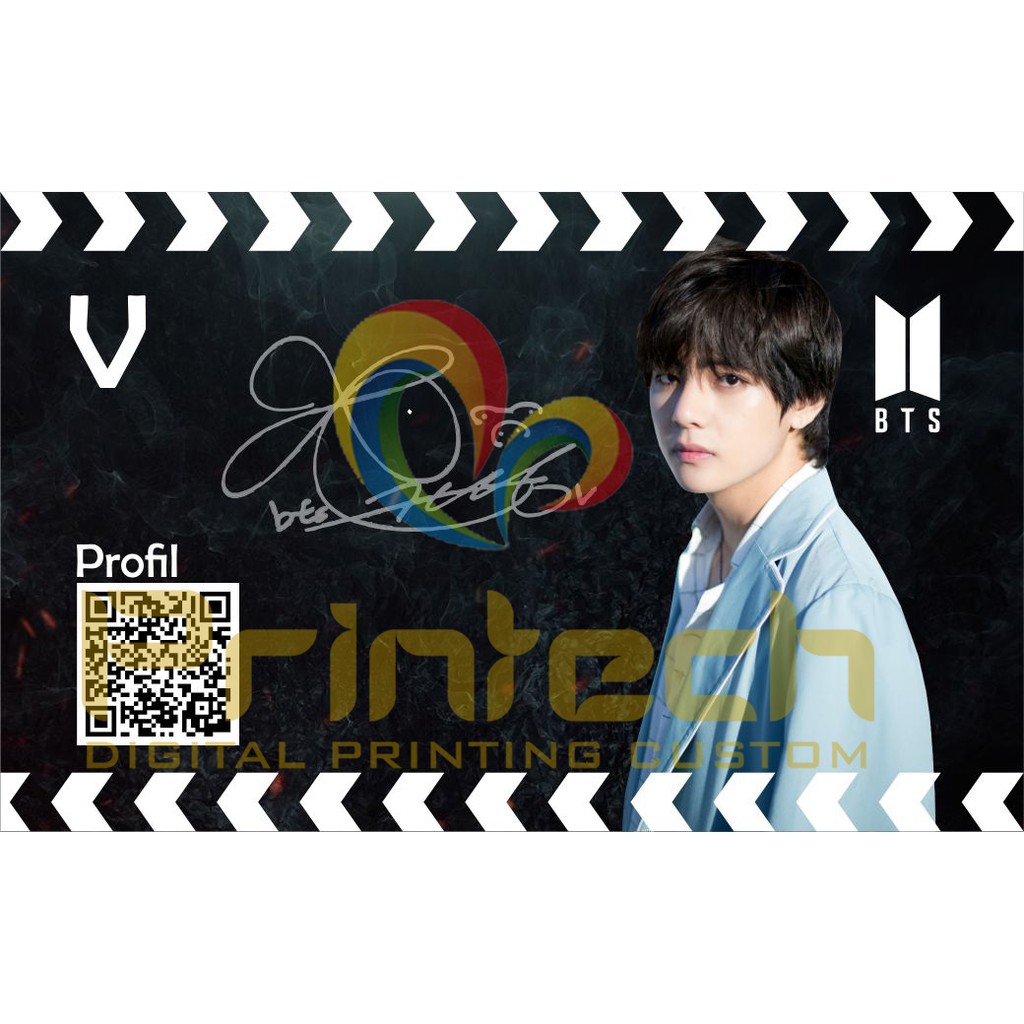 

BTS Member Card With Scanner Profile