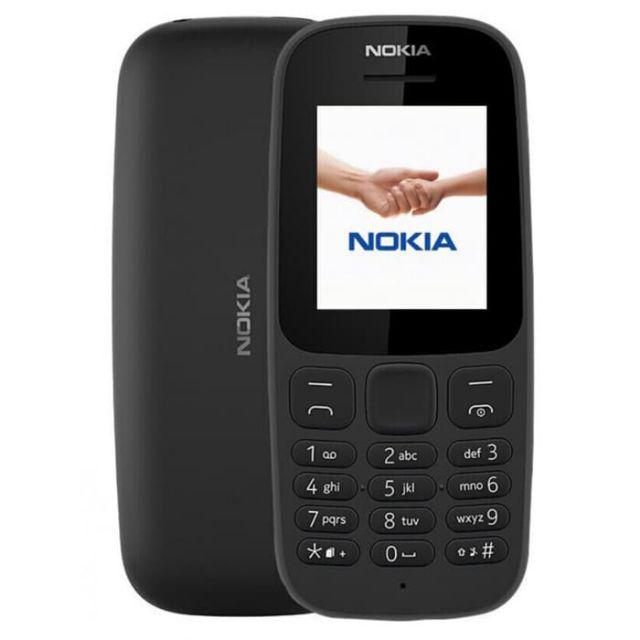 Hp samsung E1272  lipat caramel dual sim garansi distributor-NOKIA 105 (BLACK)
