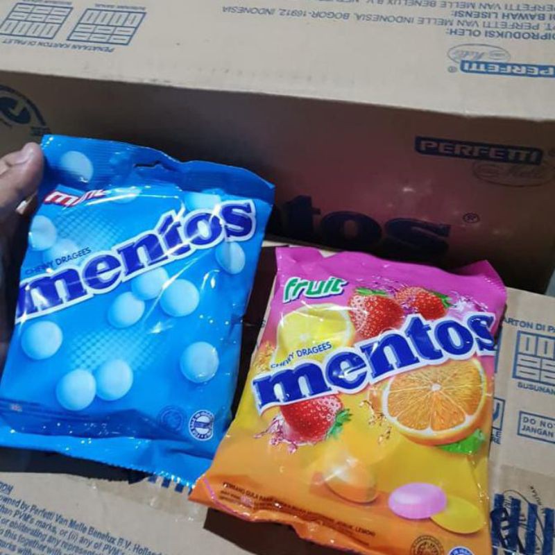 

PERMEN MENTOS FRUIT AND MINT 135 GRAM ISI 50 PCS