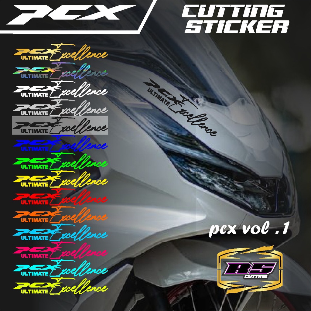 Jual Cutting Sticker PCX - Stiker Lis Variasi Motor Honda PCX Exceed