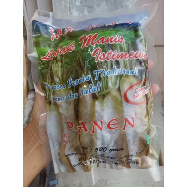 

Chaipo/Lobak Manis Cap Panen 500gram Kemasan Baru Cocok Buat Bubur Ayam,Campuran Bakwan Tahu Isi Dll