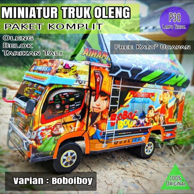 Miniatur Truk Kartun Doraemon Kapten Oleng | Hello Kitty | Tayo