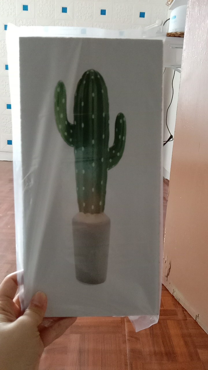 Poster Kayu Vitage Hiasan Dinding Tanaman Bunga Abstrak Dekorasi Rumah Cafe Kantor