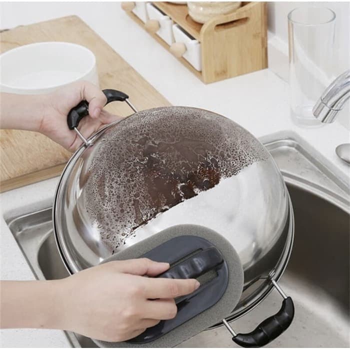 BAROKAH GAMIS Spons Serbaguna Pembersih Karat Magic Sponge Nano anti rust sharper