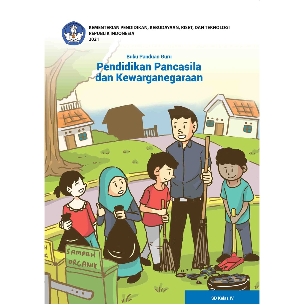 Buku Guru PPKn SD Kelas 4 Kurikulum Merdeka - HET Kemdikbud (100% Original)
