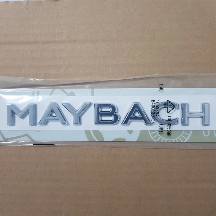 Emblem Maybach Mercedes Benz / Emblem Tulisan Maybach Mercy Original