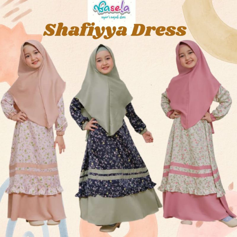 SYAFIYYA DRESS BY BASELA KIDS ORI