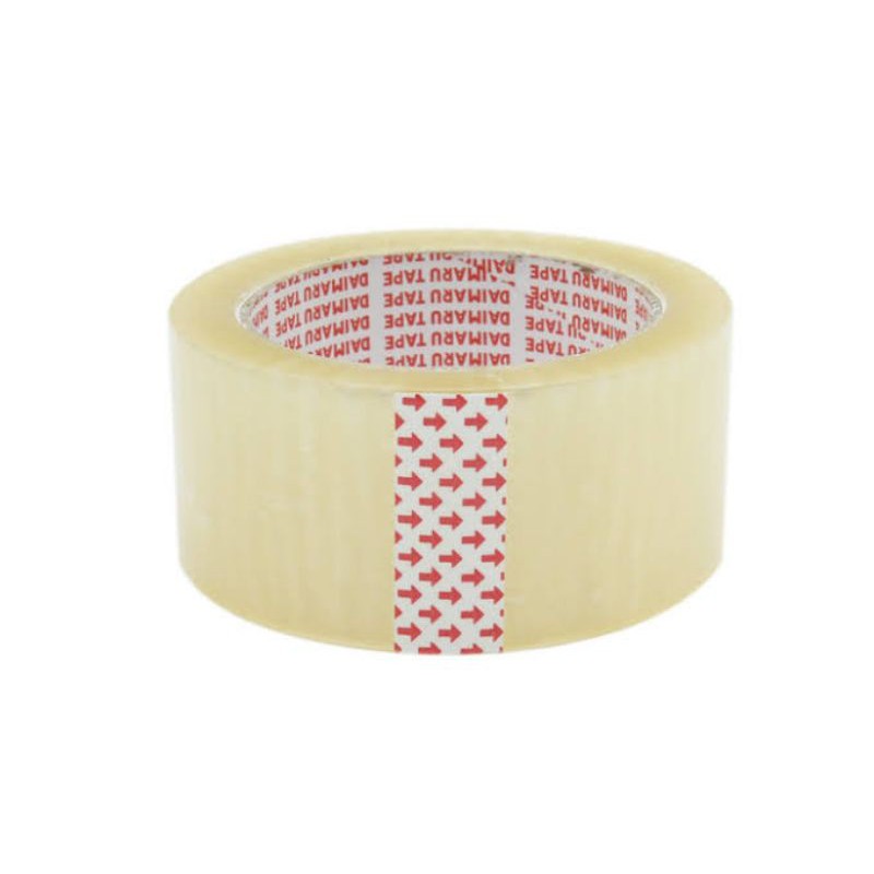 

Lakban Bening 100 Yard Isolasi Selotip Clear Tape 45mm Daya Lengket Kuat