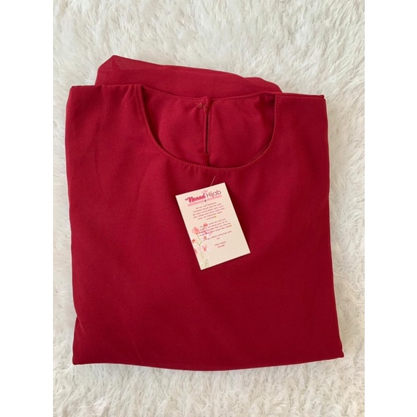 MALAYA DRESS GAMIS MALAYSIA BY NANADHIJAB-Maroon