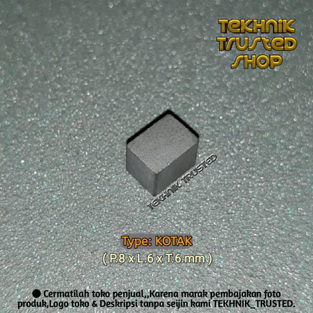 Mata baja widia carbide tip betel type KOTAK 8x6x6.mm untuk bubut milling dll