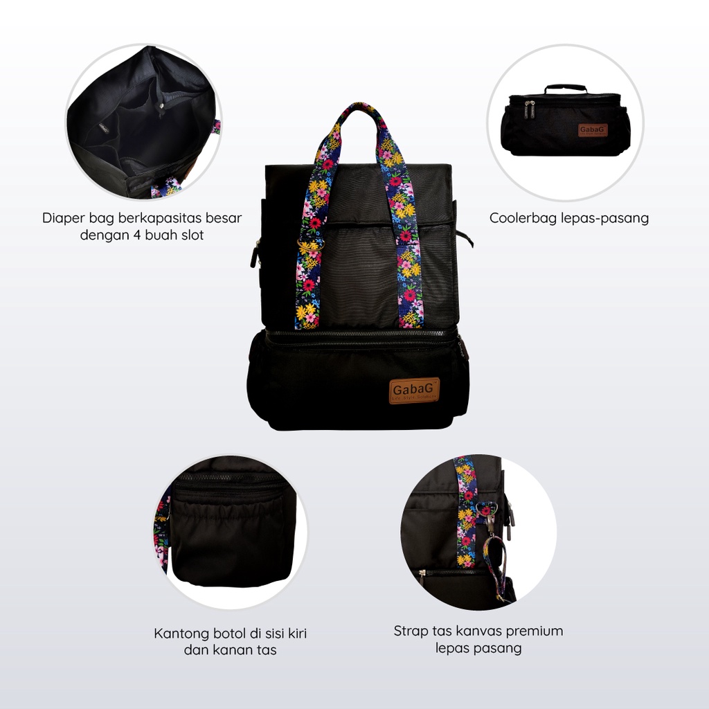 Gabag - Coolerbag - Thermal Bag - Executive Petunia