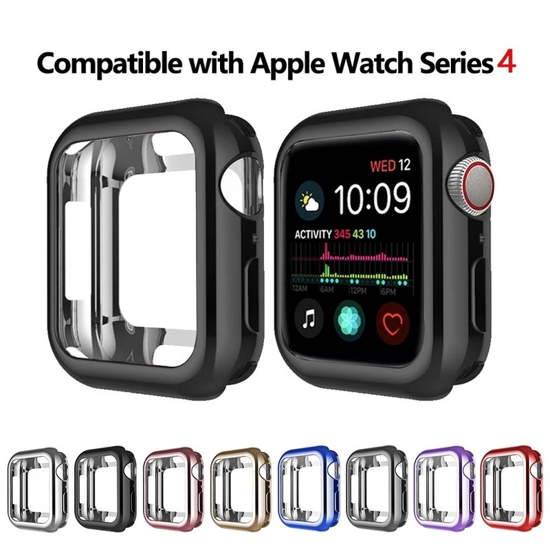 Untuk Apple case Seri SE 6 5 4 3 2 1 iwatch cover Pelindung 38mm 42mm 40mm 44mm frame TPU soft