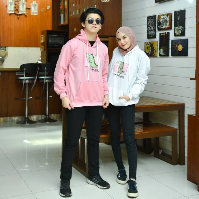 TOKYO DINO HOODIE UNISEX - ATASAN TEBAL TERLARIS