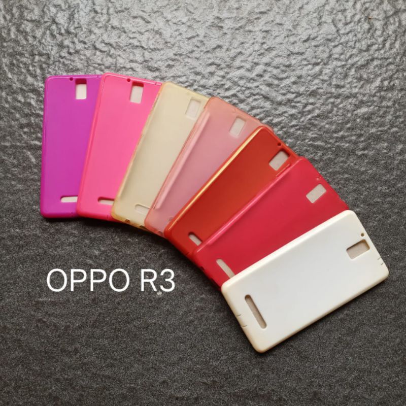 Case Oppo R3 soft softcase softshell silikon cover casing kesing housing