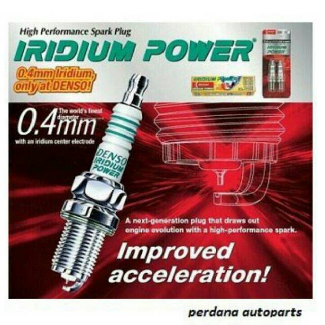  Busi  Motor  Iridium DENSO IU27 utk Beat Fi  Vario 125 150 