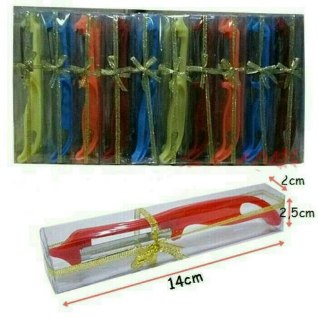 

Souvenir murah alat mengupas kulit buah kemasan full mika elegan lucu