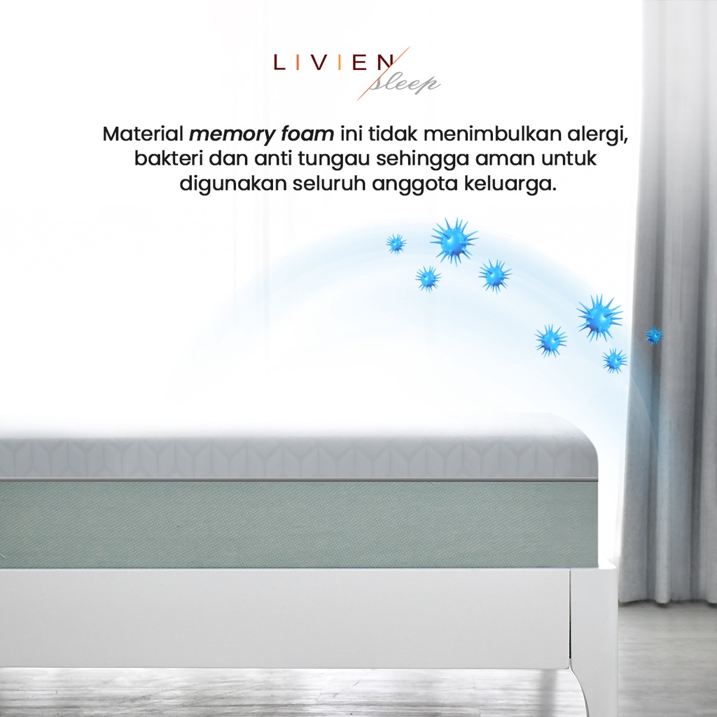 Kasur Busa Memory Foam, Livien Sleep Mestige Mattress (Kasur Busa Memory Foam)