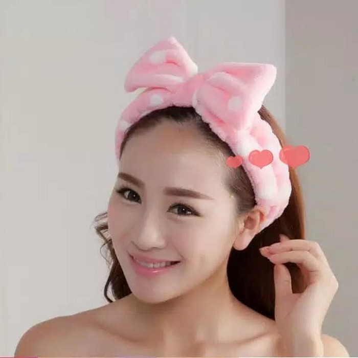 BANDANA BANDO RAMBUT HEADBAND KOREA PITA BESAR UNTUK CUCI MUKA MAKEUP FASHION