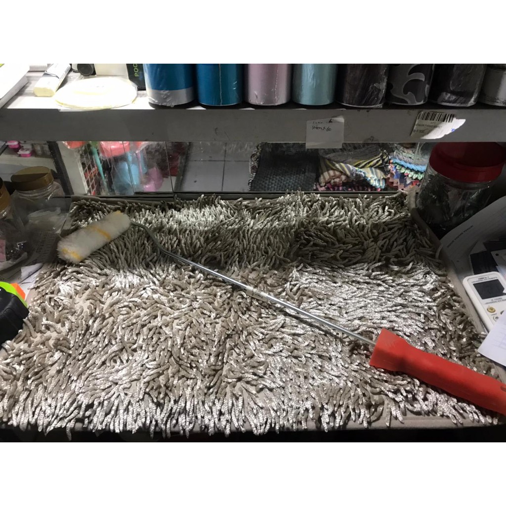 

Kuas roll cat kecil gagang - refill roll kuas cat kecil