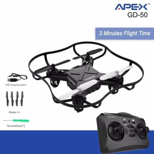 Drone APEX Mini Drone ZM-50 RC Quadcopter pesawat romot control