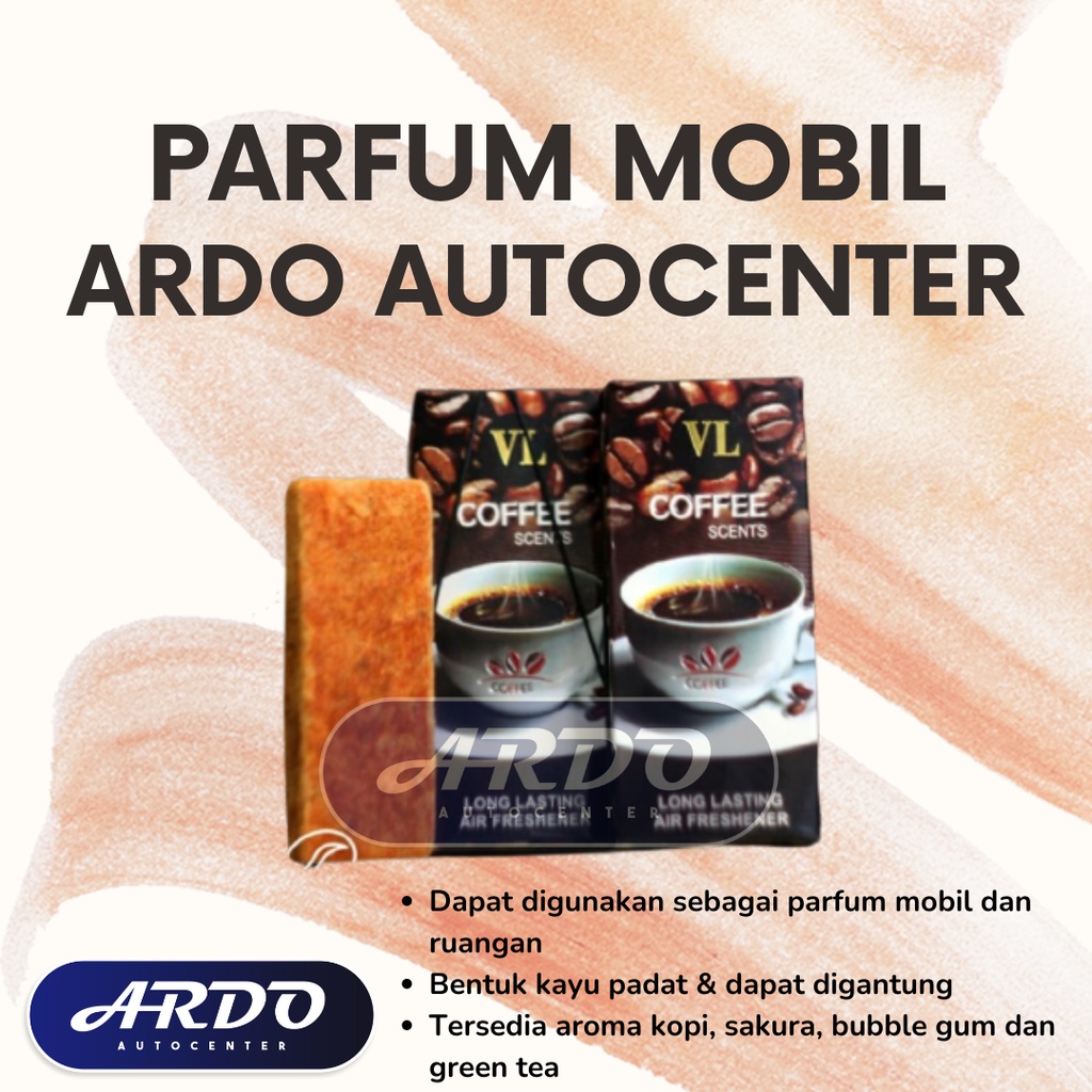 Parfum Mobil & Ruangan VL kopi, cherry blossom/sakura, green tea, bubble