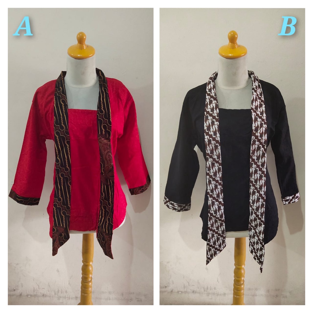 SALE aryati atasan abaya jumbo batik wanita