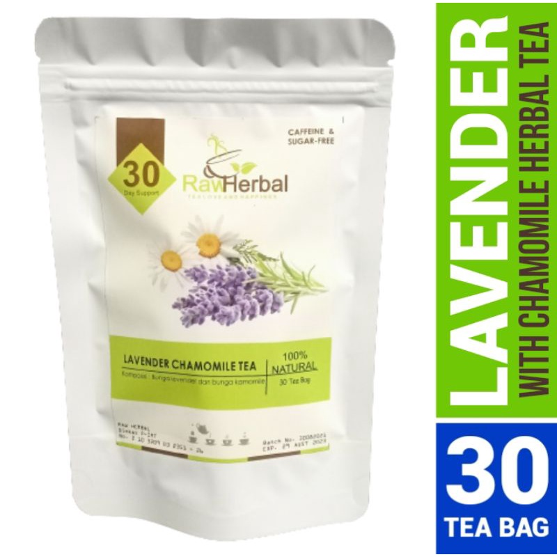 Lavender Chamomile Tea : Lavender Flower &amp; Chamomile Flower Isi 30 Tea Bag