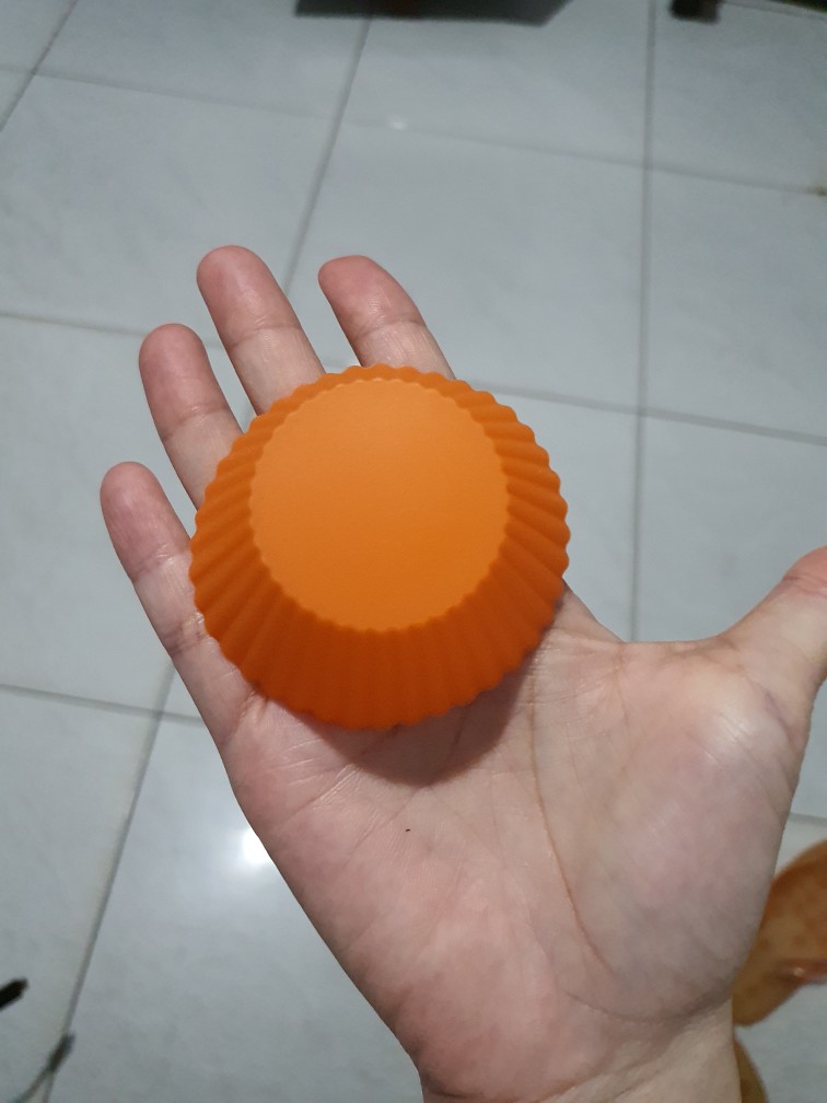 Cetakan Kue Bentuk Bulat Bahan Silikon Gaya Casual Untuk Anak-anak