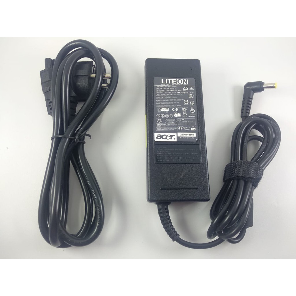 ACER ASLI ORI Original CAS AN CASAN Adaptor Charger Notebook Laptop Aspire 19v 4.74a (5.5*1.7) Berik