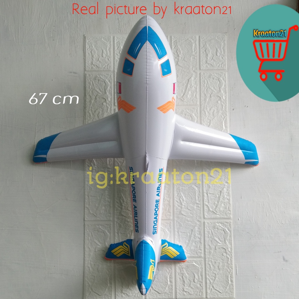 pesawat terbang jumbo / mainan tiupan balon pesawat terbang / balon jumbo / balon pesawat / pesawat 