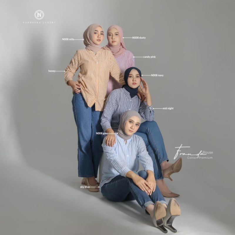 FRANDA BLOUSE NEW COLOUR NADHEERA LUXURY