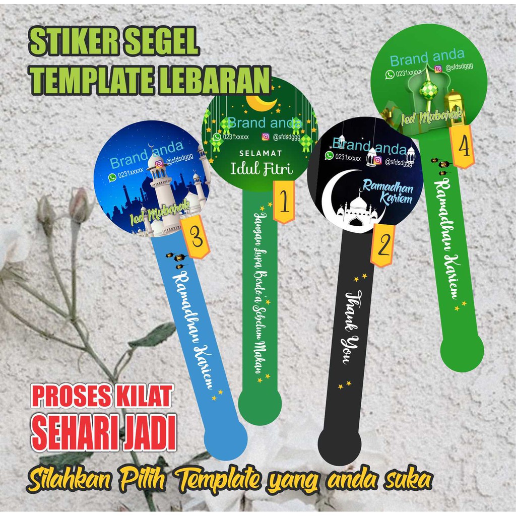 

STIKER SEGEL EDISI LEBARAN